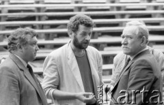 1988, Zielona Góra, Polska.
XXIII Festiwal Piosenki Radzieckiej. 1. z prawej Stanisław Lewandowski, organizator Festiwalu.
Fot. Romuald Broniarek, zbiory Ośrodka KARTA