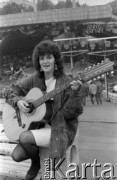 1988, Zielona Góra, Polska.
Uczestniczka XXIV Festiwalu Piosenki Radzieckiej. 
Fot. Romuald Broniarek, zbiory Ośrodka KARTA