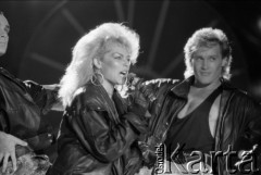 1988, Zielona Góra, Polska.
Występ podczas XXIV Festiwalu Piosenki Radzieckiej. 
Fot. Romuald Broniarek, zbiory Ośrodka KARTA