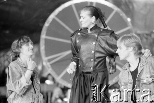 1988, Zielona Góra, Polska.
Uczestnicy XXIV Festiwalu Piosenki Radzieckiej. 
Fot. Romuald Broniarek, zbiory Ośrodka KARTA