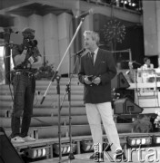 1988, Witebsk, Białoruska Socjalistyczna Republika Radziecka.
I Wszechzwiązkowy Festiwal Polskiej Piosenki.
Fot. Romuald Broniarek, zbiory Ośrodka KARTA