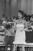 1988, Witebsk, Białoruska Socjalistyczna Republika Radziecka.
Występ na I Wszechzwiązkowym Festiwalu Polskiej Piosenki. 
Fot. Romuald Broniarek, zbiory Ośrodka KARTA