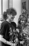 1988, Witebsk, Białoruska Socjalistyczna Republika Radziecka.
Wywiad z uczestniczkami I Wszechzwiązkowego Festiwalu Polskiej Piosenki.
Fot. Romuald Broniarek, zbiory Ośrodka KARTA