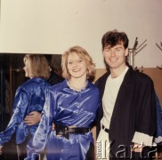1989, Radom, Polska.
Uczestnicy eliminacji do XXV Festiwalu Piosenki Radzieckiej w Zielonej Górze. 
Fot. Romuald Broniarek, zbiory Ośrodka KARTA