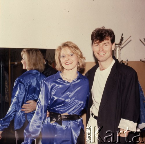 1989, Radom, Polska.
Uczestnicy eliminacji do XXV Festiwalu Piosenki Radzieckiej w Zielonej Górze. 
Fot. Romuald Broniarek, zbiory Ośrodka KARTA