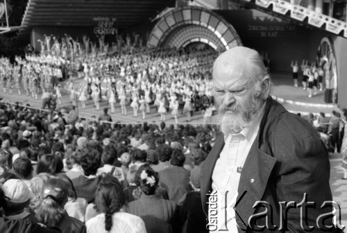 1989, Zielona Góra, Polska.
XXV Festiwal Piosenki Radzieckiej. 
Fot. Romuald Broniarek, zbiory Ośrodka KARTA