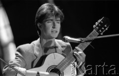 1989, Zielona Góra, Polska.
Występ podczas XXV Festiwalu Piosenki Radzieckiej. 
Fot. Romuald Broniarek, zbiory Ośrodka KARTA