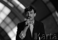 1989, Zielona Góra, Polska.
Występ na XXV Festiwalu Piosenki Radzieckiej. 
Fot. Romuald Broniarek, zbiory Ośrodka KARTA