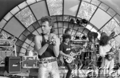 1989, Zielona Góra, Polska.
Występ zespołu na XXV Festiwalu Piosenki Radzieckiej.
Fot. Romuald Broniarek, zbiory Ośrodka KARTA