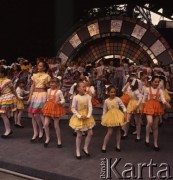 1989, Zielona Góra, Polska.
Występ dzieci na XXV Festiwalu Piosenki Radzieckiej. 
Fot. Romuald Broniarek, zbiory Ośrodka KARTA