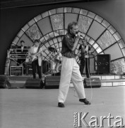 1989, Zielona Góra, Polska.
Występ na XXV Festiwalu Piosenki Radzieckiej.
Fot. Romuald Broniarek, zbiory Ośrodka KARTA