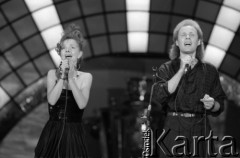 1989, Zielona Góra, Polska.
Występ podczas XXV Festiwalu Piosenki Radzieckiej. 
Fot. Romuald Broniarek, zbiory Ośrodka KARTA