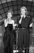 1989, Zielona Góra, Polska.
Występ podczas XXV Festiwalu Piosenki Radzieckiej. 
Fot. Romuald Broniarek, zbiory Ośrodka KARTA