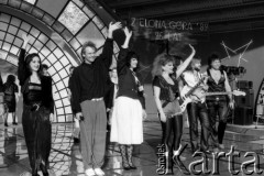 1989, Zielona Góra, Polska.
Występ na XXV Festiwalu Piosenki Radzieckiej. 
Fot. Romuald Broniarek, zbiory Ośrodka KARTA