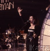 1989, Zielona Góra, Polska.
Występ podczas XXV Festiwalu Piosenki Radzieckiej. 
Fot. Romuald Broniarek, zbiory Ośrodka KARTA