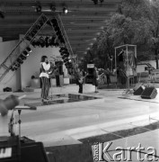 1989, Zielona Góra, Polska.
XXV Festiwal Piosenki Radzieckiej. 
Fot. Romuald Broniarek, zbiory Ośrodka KARTA