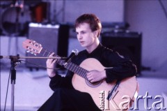 1989, Zielona Góra, Polska.
Występ podczas XXV Festiwalu Piosenki Radzieckiej. 
Fot. Romuald Broniarek, zbiory Ośrodka KARTA