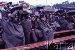 1989, Zielona Góra, Polska.
Publiczność na XXV Festiwalu Piosenki Radzieckiej. 
Fot. Romuald Broniarek, zbiory Ośrodka KARTA