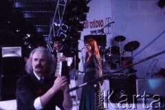 1989, Zielona Góra, Polska.
Występ podczas XXV Festiwalu Piosenki Radzieckiej. 
Fot. Romuald Broniarek, zbiory Ośrodka KARTA