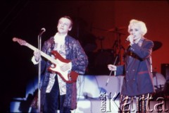 1989, Zielona Góra, Polska.
Występ na XXV Festiwalu Piosenki Radzieckiej. 
Fot. Romuald Broniarek, zbiory Ośrodka KARTA