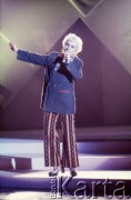 1989, Zielona Góra, Polska.
Występ podczas XXV Festiwalu Piosenki Radzieckiej. 
Fot. Romuald Broniarek, zbiory Ośrodka KARTA