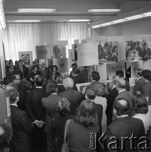 Marzec 1975, Warszawa, Polska.
Klub Międzynarodowej Prasy i Książki, obchody 25-lecia istnienia miesięcznika 