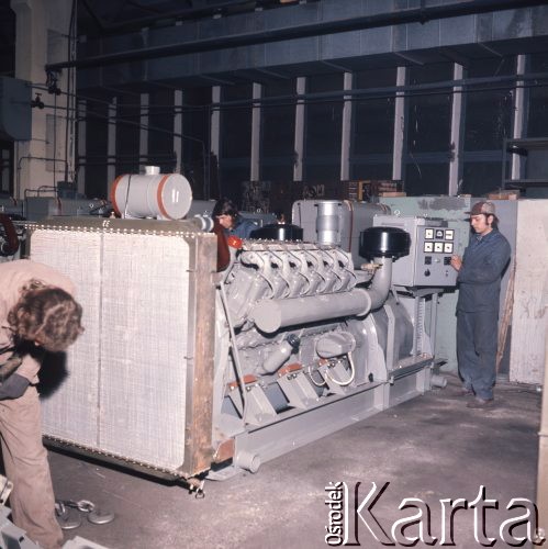 Marzec 1975, Warszawa Wola, Polska.
Pracownicy Zakładów Mechanicznych im. 