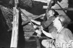 Kwiecień 1958, Wojkowice Komorne, woj. Katowice, Polska.
Kopalnia Węgla Kamiennego 
