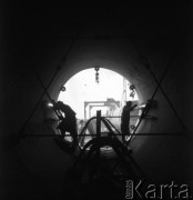 Maj 1958, Wierzbica, pow. Radom, Polska.
Cementownia 