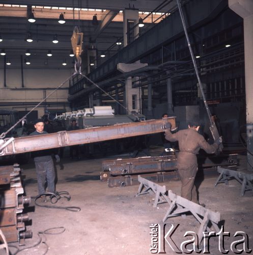 Marzec 1975, Warszawa Wola, Polska.
Pracownicy Zakładów Mechanicznych im. 