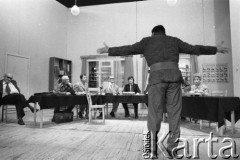 Wrzesień 1976, Warszawa, Polska.
Teatr na Woli, sztuka Aleksandra Gelmana pt. 