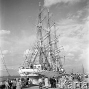 Lipiec 1961, Gdynia, Polska.
Żaglowiec 