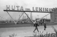 Paździenik 1961, Kraków Nowa Huta, Polska.
Widok Huty im. Lenina.
Fot. Romuald Broniarek/KARTA