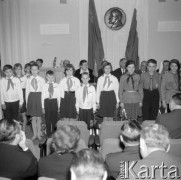 29.11.1962, Warszawa, Polska.
Otwarcie Domu Kultury Radzieckiej - występy artystyczne.
Fot. Romuald Broniarek/KARTA