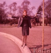 Kwiecień 1963, Warszawa, Polska.
Aktorka Elżbieta Czyżewska podczas sesji fotograficznej.
Fot. Romuald Broniarek/KARTA