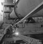 Październik 1964, Mszczonów, Polska.
Budowa Przedsiębiorstwa Kruszyw Lekkich 