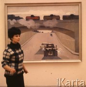 Listopad 1964, Warszawa, Polska.
Galeria Zachęta - otwarcie wystawy sztuki radzieckiej.
Fot. Romuald Broniarek/KARTA