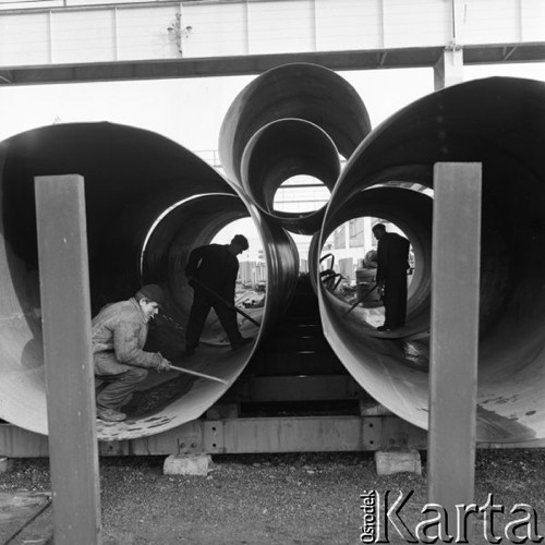 1964, Skierniewice, Polska.
Skierniewickie Zakłady Budowy Urządzeń Chemicznych 