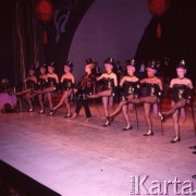 1965, Warszawa, Polska.
Operetka Warszawska, scena z przedstawienia 