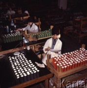 Luty 1966, Jaworzyna Śląska, Polska.
Pracownice Zakładów Porcelany Stołowej 