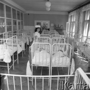 Czerwiec 1966, Ursus, Polska.
Żłobek przyzakładowy w Zakładach Mechanicznych 