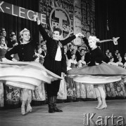 Maj 1967, Warszawa, Polska.
Występ Zespołu Pieśni i Tańca 