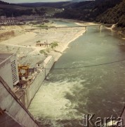 Lipiec 1967, Solina, Polska.
Budowa zapory wodnej na Sanie.
Fot. Romuald Broniarek/KARTA

