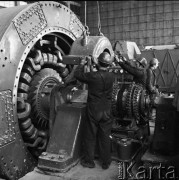 1968, Pątnów k./Konina, woj. Poznań, Polska.
Pracownicy Elektrowni 