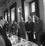 1968, Warszawa, Polska.
Przyjęcie towarzyszące uroczystości nadawania medalu 
