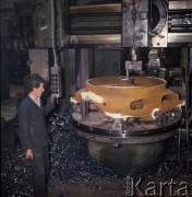 1968, Warszawa, Polska.
Warszawskie Zakłady Budowy Urządzeń Przemysłowych im. Ludwika Waryńskiego.
Fot. Romuald Broniarek/KARTA

