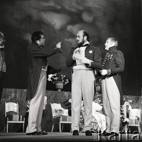 1968, Warszawa, Polska.
Teatr Ludowy, komedia 