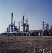1968, Płock, Polska.
Widok Mazowieckich Zakładów Rafineryjnych i Petrochemicznych.
Fot. Romuald Broniarek/KARTA