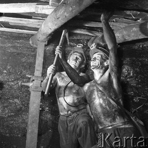 Październik 1968, Zabrze, Śląsk, Polska.
Kopalnia Węgla Kamiennego 