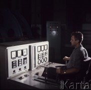 Październik 1968, Zabrze, Śląsk, Polska.
Pracownik Kopalni Węgla Kamiennego 